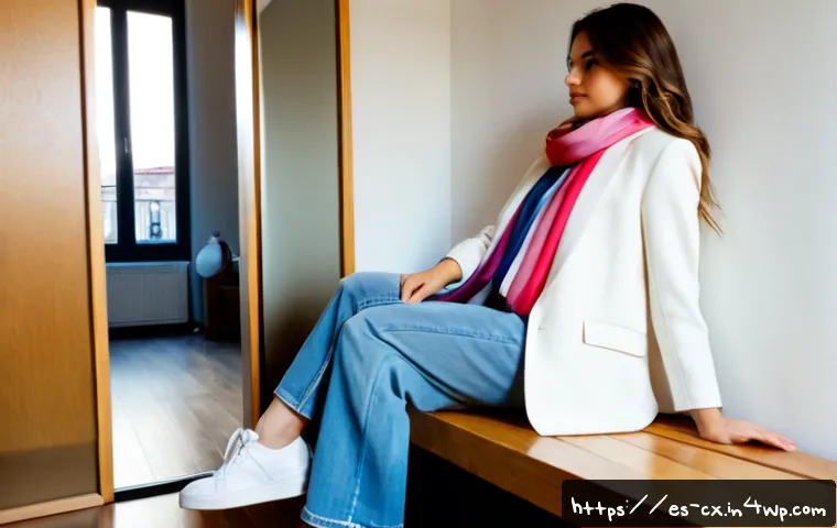 트렌디한 패션 아이템 활용법  최신 유행 반영하기 - Photorealistic fashion editorial scene in a sunlit Barcelona apartment, stylish young Spanish woman ...